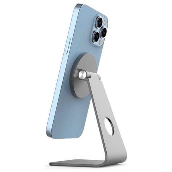  Powerology - MagSafe Phone Holder - Aluminum - Gray 