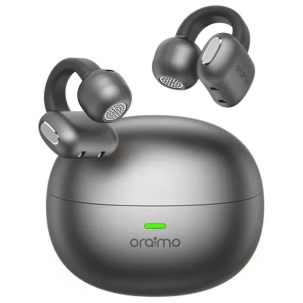 Oraimo OPN-372N – Bluetooth Headphone In Ear -  Up to 16 hours Play Time - Environmental Noise Cancellation - Gray