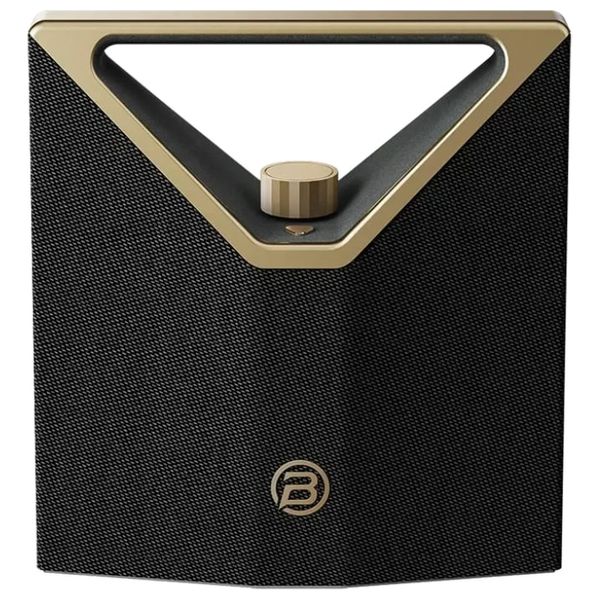 سبيكر صوت بلوتوث محمول بوجاني Brief Plus - طاقة خرج تصل إلى 80 واط - مقاوم للماء بمعيار IPX5 - ذهبي