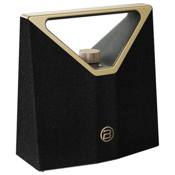 سبيكر صوت بلوتوث محمول بوجاني Brief Plus - طاقة خرج تصل إلى 80 واط - مقاوم للماء بمعيار IPX5 - ذهبي