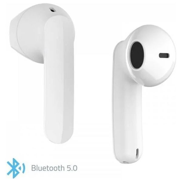 Powerology - Bluetooth Headphone In Ear - High-performance - Ultra-Lightweight - White