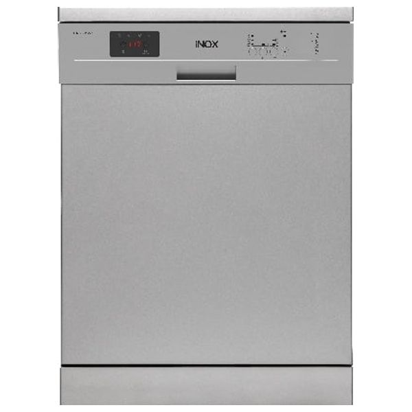 Inox V1407S - Dishwasher - 7 programs with extra functions - LED display - Silver