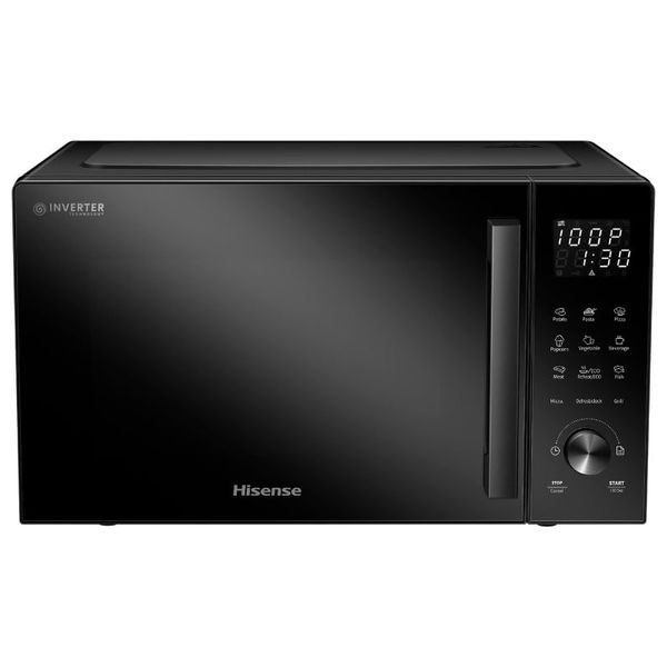 فرن مايكرويف هايسنس - سعة 34 لترًا - قدرة 1000 واط - أسود