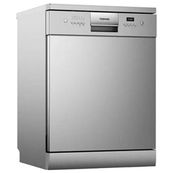  غسالة صحون توشيبا  - سعة 14 مكان - 8 برامج - DW-14F7MESS-IQ - سلفر 