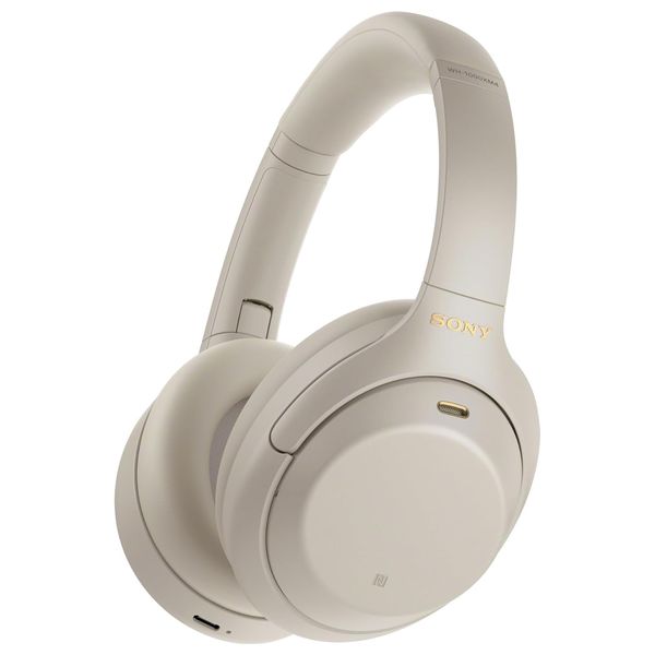  Sony WH-1000XM4 Premium Wireless Noise Cancelling Headphones - Long Battery Life Up to 30 hours of playback - Comfortable Design - White 