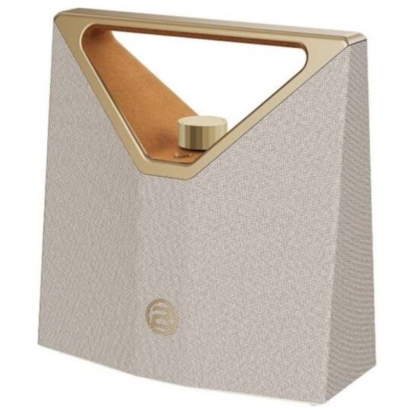 سبيكر صوت بلوتوث محمول بوجاني Brief Plus - طاقة خرج تصل إلى 80 واط - مقاوم للماء بمعيار IPX5 - ابيض