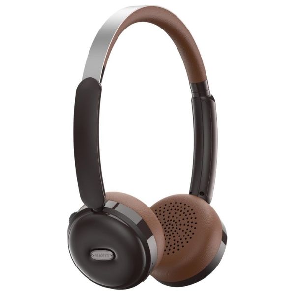 Havit H616BT - Bluetooth Headphone Over Ear - Up to 30 hours Battery Life - Stereo sound with deep bass - Brown