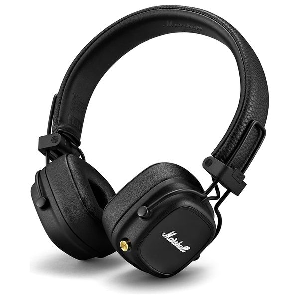Marshall Major IV - Over Ear Wireless Headphones - Foldable Design - Black