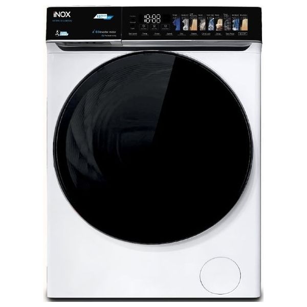 Inox S12/8DDWW - Front Loading Combo Washing Machine - 12 kg - 1200 RPM - White