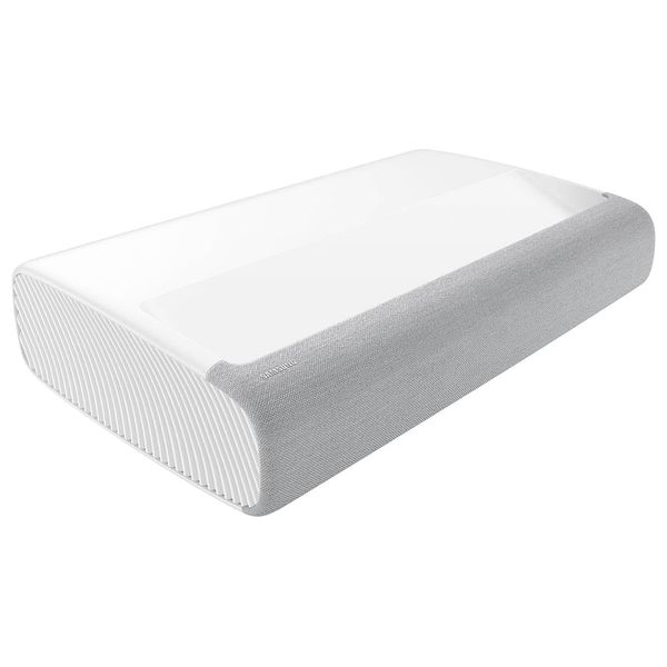  جهاز عرض سامسونج ذا بريميير - جهاز عرض ليزر ذكي أحادي للمسرح المنزلي - 4K UHD - حجم 120 انج - LSP7T - أبيض 