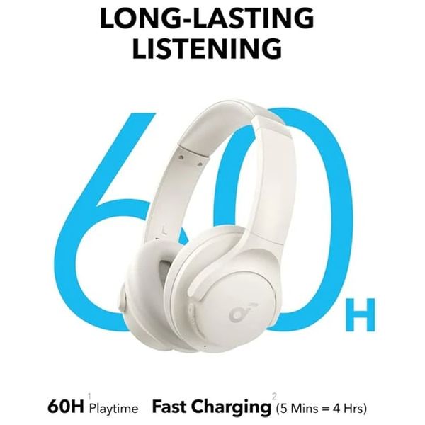  Anker Soundcore Q11i - Bluetooth Headphone Over Ear - Up to 60 hours Battery Life - White 