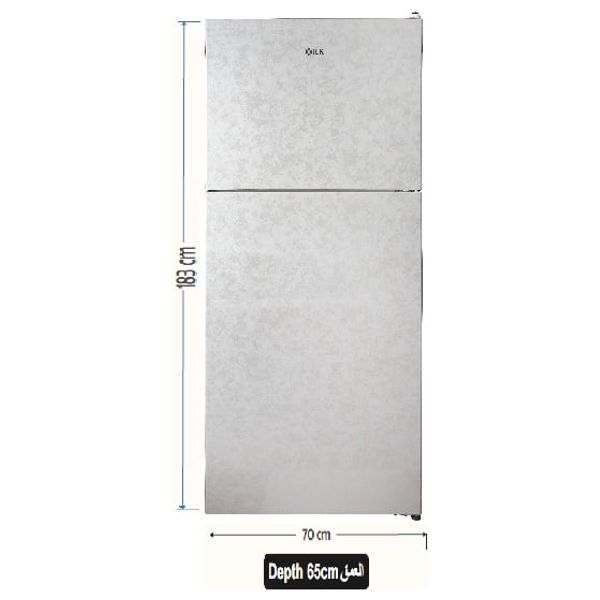  ILK DV439GLM - Conventional Refrigerator - 16ft - Less Frost - Light Inside - Marble 