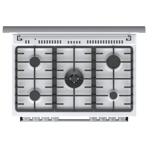 طباخ جورنجي غازي - 5 مشاعل - GGI9C21W - ابيض