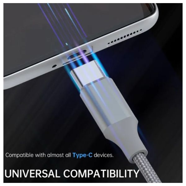  كيبل يو اس بي اي الى يو اس بي اي روموس - 20 واط - رمادي 