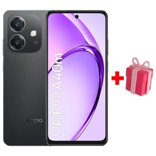  اوبو A40M - بشاشة 6.67 LCD, معدل التحديث 120 هيرتز - كوالكوم سنابدراجون 6s 4G الجيل الأول (ثماني النواة) - 5100 مللي امبير + صندوق هدايا يحتوي على شاحن محمول و بطاقة ضمان استبدال للشاشة و البطارية 