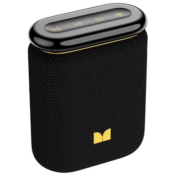 Monster Atomic Pebble - Portable Bluetooth Speaker - Play Time Up to 11 hours - IP55 (water and dust resistant) - Black