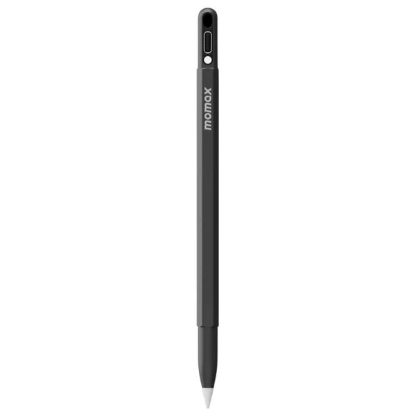  Momax Mag.Link Pop Magnetic Active Stylus Pen - High Tilt & Pressure Sensitivity - Magnetic Attachment - Black 