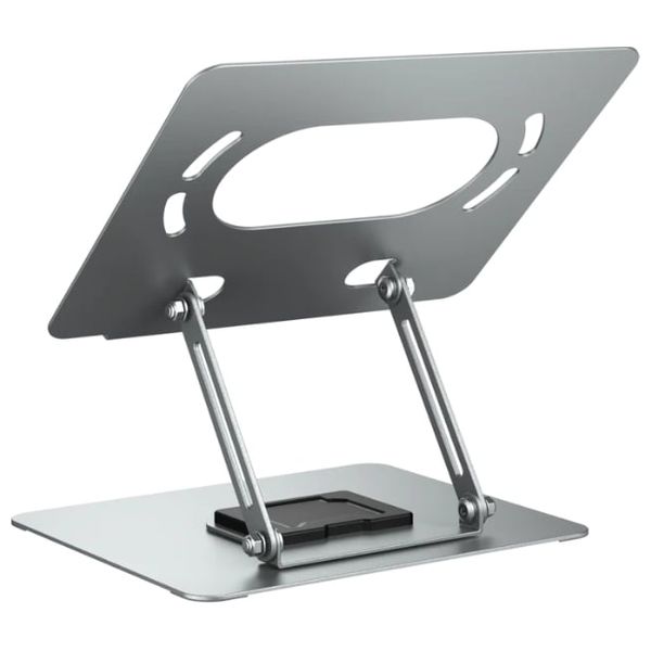 Havit ST7411 Laptop Stand - Aluminum Alloy Build - Anti-Slip Silicone Pads - Supports Laptops up to 15.6 inches - Silver
