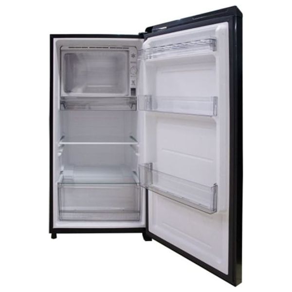  Haier HR-185-MDS - Single Door Refrigerator - 5 Ft - Four-way cooling airflow - Black 
