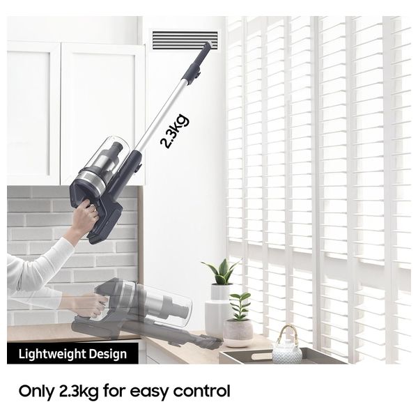 Samsung VS15A60AGR5 - ordless Stick Vacuum Cleaner - Max 150W Suction Power - Lightweight design - Black