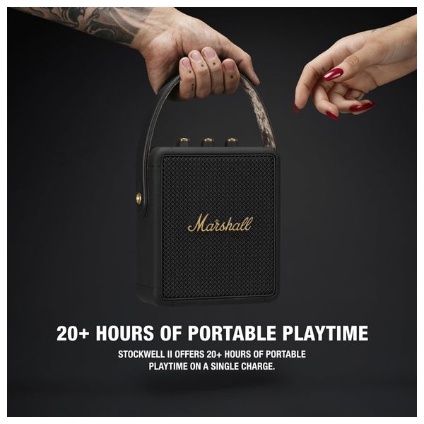  مكبر صوت مارشال Stockwell II 1005544 -  المحمول بتقنية البلوتوث - أسود 
