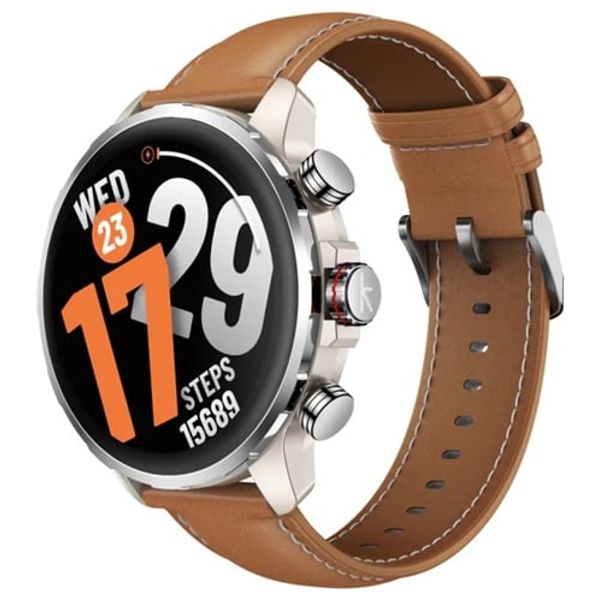  ساعة ذكية كيسليكت Kr 3 - شاشة اموليد 1.5-انج - سعة البطارية 500 مللي امبير - ذهبي 