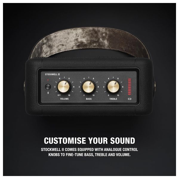  مكبر صوت مارشال Stockwell II 1005544 -  المحمول بتقنية البلوتوث - أسود 