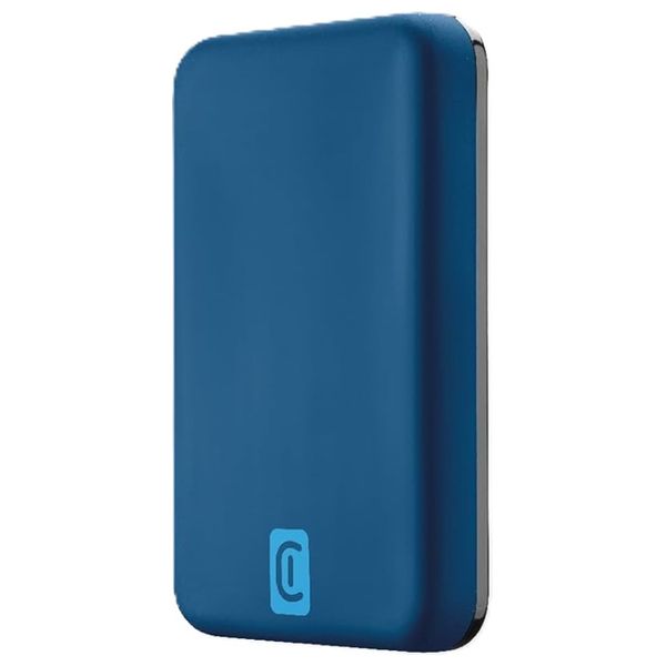 Cellularline 3992 -  Wireless Power Bank - 5000mAh - 7.5W - Blue