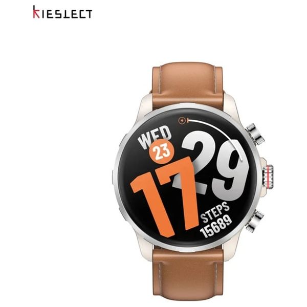  ساعة ذكية كيسليكت Kr 3 - شاشة اموليد 1.5-انج - سعة البطارية 500 مللي امبير - ذهبي 