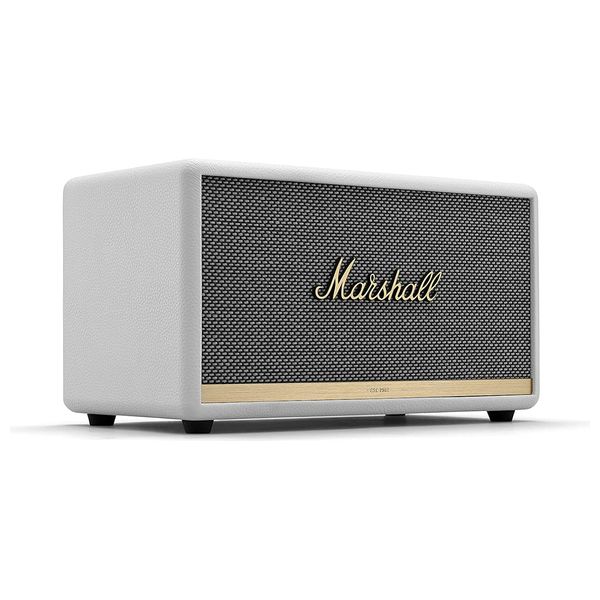  مكبر صوت لاسلكي بتقنية البلوتوث مارشال Stanmore II - تصميم كلاسيكي مميز - أبيض 