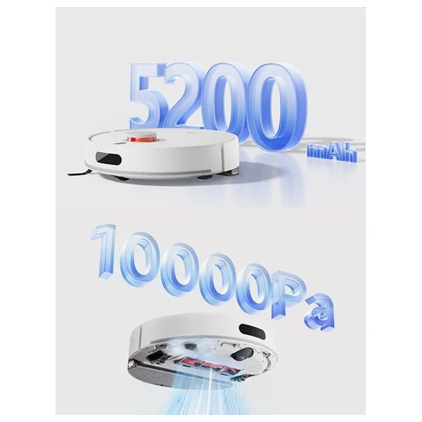  مكنسة روبوت شاومي شاومي H40 EU 6932554432416 - بقدرة 70 واط -  تنظيف ومسح في آن واحد - ابيض 