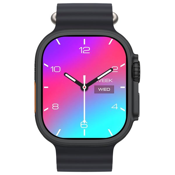 G-tab FT9 Pro - Smart Watch - 49mm Amoled - Water Resistance  - multi sport mode - Smart Calling - Black