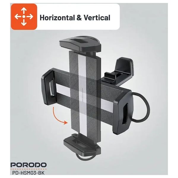  حامل هاتف و تابلت بورودو قابل للتعديل - راحة بدون استخدام اليدين للإنتاجية والترفيه - أسود 