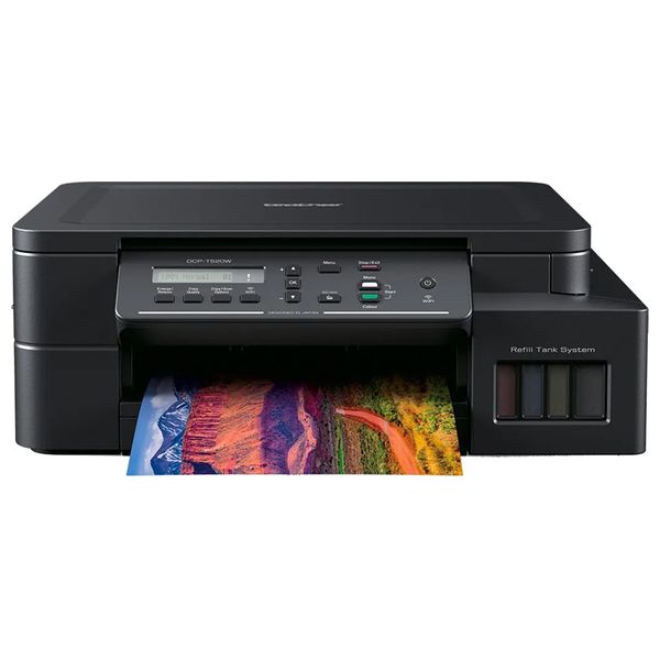 طابعة برذر - خزان حبر متعدد الإمكانات - حبر عالي السعة قابل لإعادة التعبئة - طباعة لاسلكية - أسود