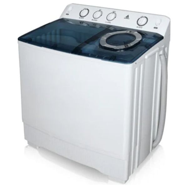 Alhafidh 18TT21 - Twin Tub Washing Machine - 18 kg - Air drying - White