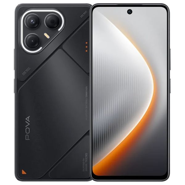 Tecno Pova 7 5G - Dual SIM - 6.78 inches, 144 Hz, FHD+ - MediaTek Dimensity 7300 Ultimate - 6000 mAh 45W