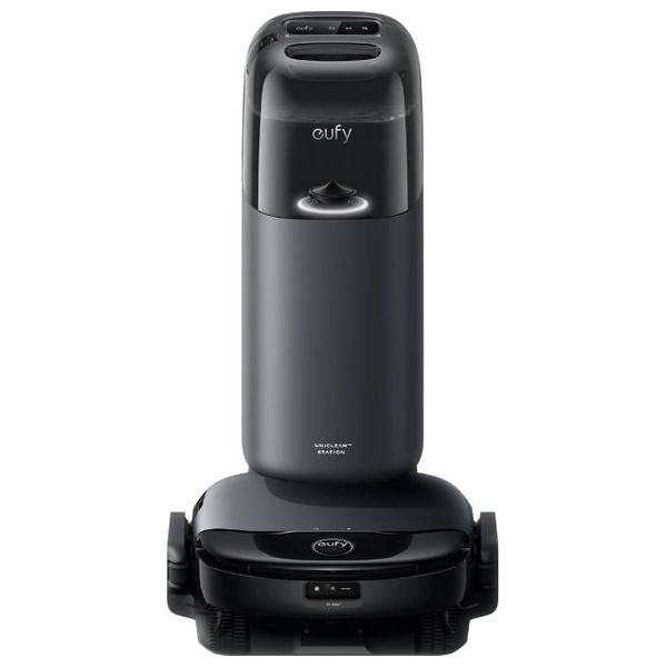 Anker Eufy Robot Vacuum Omni S1 - Always Clean Mop system with dual water reservoirs - Powerful 8,000Pa suction for deep cleaning - Black