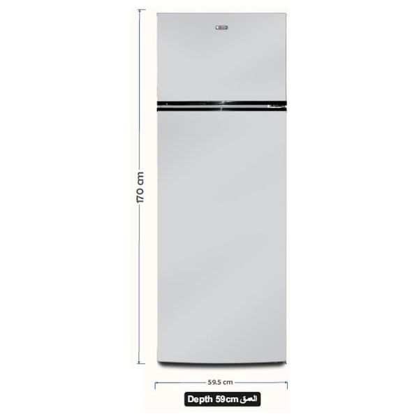 ILK DV313GLW - Conventional Refrigerator - 11ft - Less Frost - External Condenser - White
