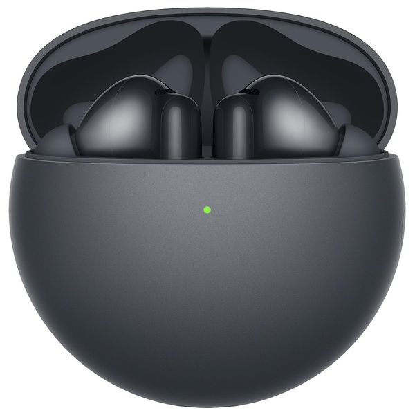 سماعات داخل الاذن هواوي فري بودز 7i - إلغاء الضوضاء - ما يصل إلى 35 ساعة من وقت التشغيل (مع علبة الشحن) - أسود + غطاء لعلبة السماعة - طلب مسبق