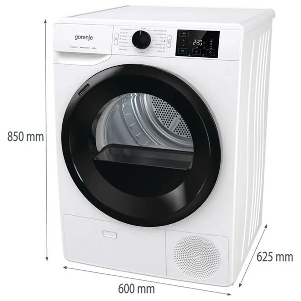 Gorenje DNE8B/G - Front Loading Dryer - 8 Kg - 2700W - White