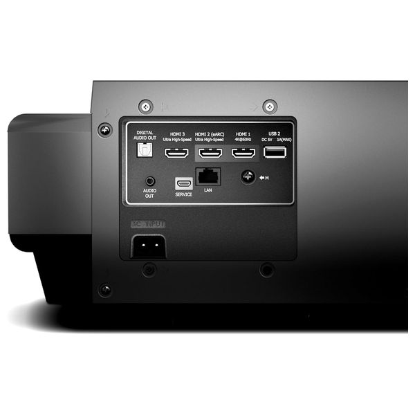 Hisense PX2-PRO - Trichroma Ultra Short Throw Home Theater Projector - 4K UHD - Projection Size 90 Inch – 130 Inch - Gray