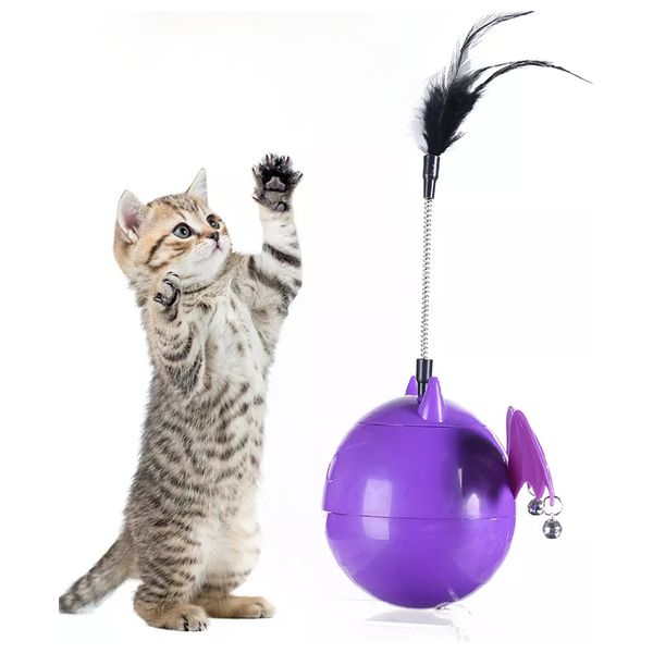  Devil Shape Cat Toy Sticks - Purple 