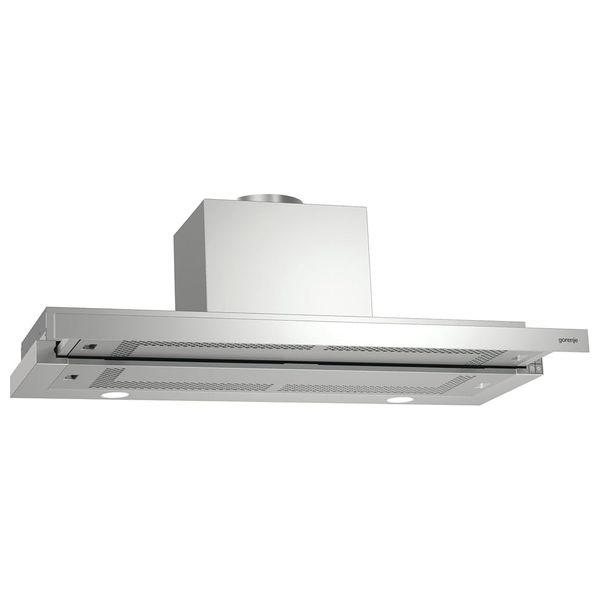  Gorenje BHP923E13X-UK - Built-in Telescopic Cooker Hood - 90cm - Silver 