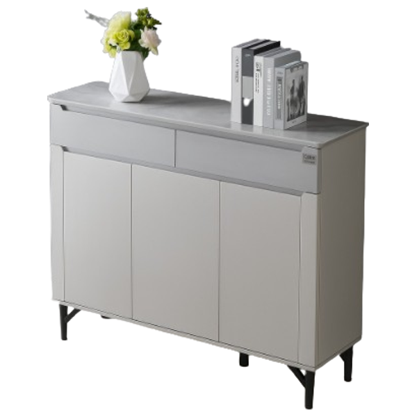  صدف دولاب احذية - ابيض 