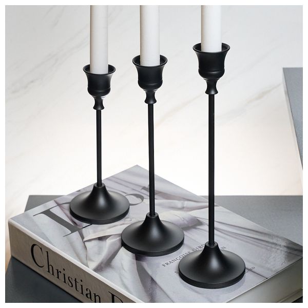  رقة هوم حامل شموع - CH-14B - اسود 