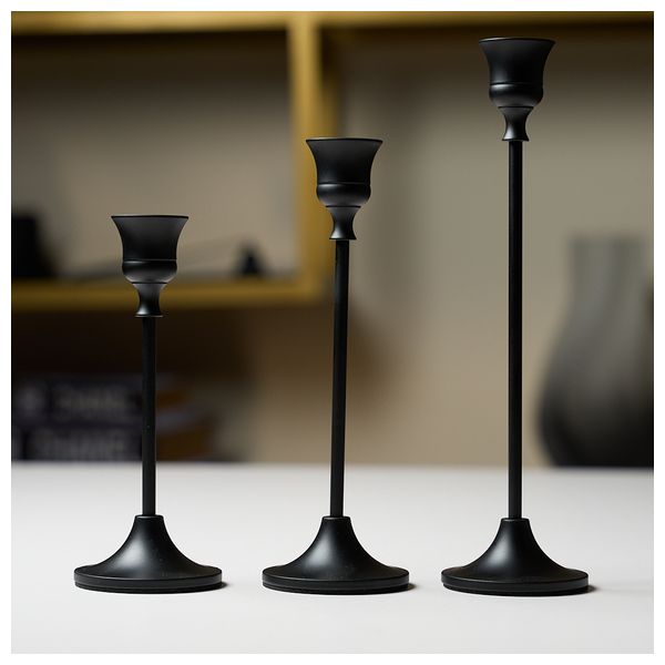  رقة هوم حامل شموع - CH-14B - اسود 