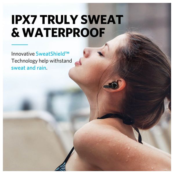  Earfun Air life - In Ear - 35 hours Battery Life - IPX5 - Bluetooth 5.4 - Black 