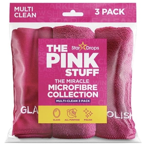  The Pink Stuff The Miracle Microfiber Collection - 3 Piece 