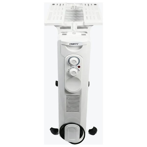  Crafft CFT-OH-2900-13 - Oil-filled Radiator - 2900 W - 13 Fan Blades - White 