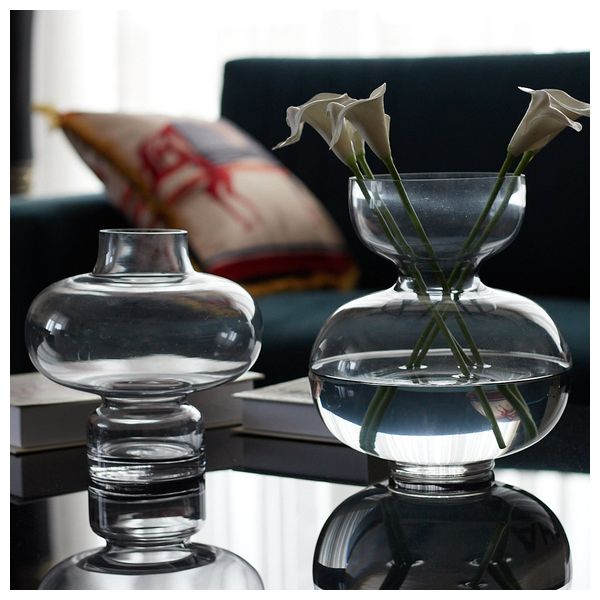  رقة هوم طقم مزهريتين - V-10A - زجاج 